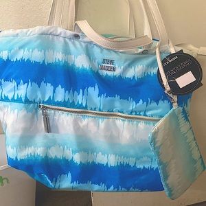 NWT Steve Madden blue shoulder bag
